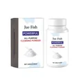Jue Fish 100g all-purpose cleaning powder for kitchen grease and stain removal. - 100.00g