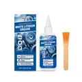 Jakehoe Multi-purpose White Lithium Grease with brush for automotive maintenance - Set / 100g With Brush / White
