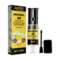 Jue-Fish 25ml universal AB epoxy resin super glue with syringe applicator and box kit - 25ml Kit - Boxed