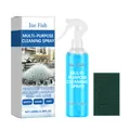 Jue Fish 100ml multi-purpose cleaning spray kit with scouring pad for grime and rust - 100ML Cleaner + 1 Scouring Pad
