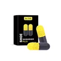 Jue Fish shoe deodorizer capsules 2-pack, portable yellow and black pill air freshener - 2 Pcs/Set