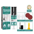 EELHOE beige ceramic repair paste kit with accessories for waterproof crack filling - Beige Set / 50.00g