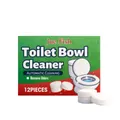 Jue Fish automatic toilet bowl cleaner tablets 12 pieces pack for odor removal - 12-Piece Set
