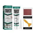 Quick drying ceramic tile repair paste kit with 100ml tube, sandpaper, and scraper - 100ml Set / 100ml