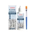 Kit d'adhésif pour plâtre JAKEHOE 100g avec pinceau pour réparer l'argile et la céramique - 100g Avec Pinceau