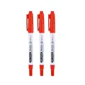 Noteory professional red dry erase whiteboard markers for smooth writing tasks - 3pcs / Red