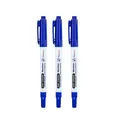 Set of three blue Noteory dry erase markers for professional smooth whiteboard writing - 3pcs / Blue