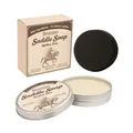 Brunizo 100g premium saddle soap leather care kit including a cleaning sponge and metal tin - 100g Kit (With Sponge)