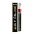 Waterproof red stone touch-up pen for outdoor markers and stone repair, 3ml capacity - 3ml / Red