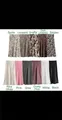 Multi-color satin midi skirts in leopard print and solid neutral tones - Graffiti