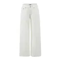Pantalones vaqueros blancos de mujer estilo retro americano de pierna ancha y largos - XS / Bottoms / Blanco