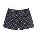 Classic black and white polka dot slim fit shorts for women trendy summer fashion - S / Bottoms / Black