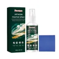 DOWMOO 100ml professional artwork fixative spray with protective box and blue cloth - Bottle Set (With Cloth)