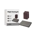 4-piece magic cleaning kit with absorbent fiber cloth and heavy-duty scouring pads - 1 Nano Cloth And 3 Sponges