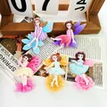 Juego de 5 lindas pinzas para el cabello de alas de hada de resina para niñas pequeñas - 5 Piezas / Mezclado Aleatorio