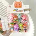 Dettaglio di 8 ciondoli in resina Donna per gioielli fai-da-te e decorazioni. - Stile Senza Traccia Nana Girl (Con Card) / 8 Pezzi/Confezione / Multicolore