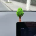 Creative miniature artificial tree bonsai ornament for car dashboard interior decoration - Money Fortune Tree