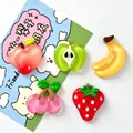 Grandes dijes de resina de frutas translúcidas para accesorios de cabello DIY set - Frutas Mixtas / Estilos Mixtos Aleatorios