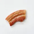 Realistic 3D pork belly food fridge magnet showing detailed glossy meat texture detail - Braised Pork Slices Style