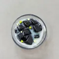 Magnete da frigo in resina 3D realistico con una ciotola in miniatura di gelatina di ghiaccio - Gelatina d'Erba