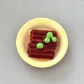 Calamita da frigo realistica in resina 3D miniatura gelatina estiva e boba sticker - Collo di Anatra Stufato
