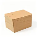 Stapel Vintage-Ohrring-Displaykarten aus braunem Kraftpapier für Schmuckverpackungen - Nur Karten (DD4050) / 100er Pack