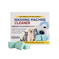Eco-friendly pet-safe washing machine cleaner tablets for hair and odor removal 12pcs - 12-Piece Set / Pale Green