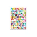 Bunte 1-Zoll Alphabet- und Zahlenaufkleber für DIY-Sammelalbum-Dekoration - Mehrfarbig (A474) / 21x29cm pro Blatt