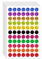 Multi-color holographic round laser stickers for DIY crafts and rewards decoration - Style A440 (A440) / 11x16cm