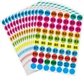 Vista detallada de etiquetas de precios de colores preimpresas para ventas en tiendas minoristas. - Etiqueta de Precio de Dólar (A715) / 22cm*15.5cm