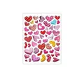 Pegatinas coloridas en forma de corazón para decoración de manualidades y regalos - A429