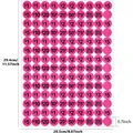 Pegatinas de precio redondas rojo rosa con etiquetas de 0,7 pulgadas para ventas - Etiquetas de Precio Rojo Rosado (A716) / 29.4*20.5cm