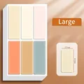 Large colorful waterproof self-adhesive labels, set of 60 stickers for organization - Large Size (60 Labels) / Light Color