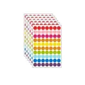Seven sheets of 1.9cm multi-color round dot self-adhesive stickers for coding and sealing - Bright Ten-color Set (A459) / 1 Piece