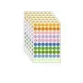 Set of colorful 1.9cm round dot adhesive stickers for labeling and sealing crafts - Saturated Multi-color (A460) / 1 Piece