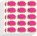 Etiquetas de precio rosa en forma de estrella con signo de dólar para mercadillos - Estilo Rosa (A713) / 24cm*27cm