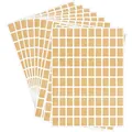 Etichette autoadesive rettangolari in carta kraft per classificazione e indicizzazione - 16*21.5cm/Foglio / colore carta da pacchi