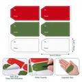 Etiquetas de regalo de Navidad autoadhesivas y escribibles en rojo verde y blanco - Etiquetas para Escribir Rojo Verde Blanco (A349)