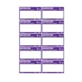 Purple bedroom moving labels 3.5x2 inch pack for organized and easy home relocation packing. - Bedroom Style (A579) / 10 Pieces/Sheet (18.6*26.8cm)
