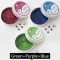 Lot de trois boîtes de pâte magnétique en vert, violet et bleu pour décompresser - Pâte Magnétique [Vert + Violet + Bleu]