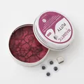 Pâte à modeler magnétique violette en boîte argentée avec aimant et quatre yeux mobiles - Pâte Magnétique [Violet]