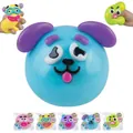 Set di giocattoli antistress squishy cane face swap con varie espressioni buffe - Cane Faccia Blu
