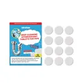 JAKEHOE pipe cleaning effervescent tablets for deep cleaning and effective unclogging. - 12-Piece Set
