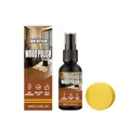 Jakehoe professional wood polish spray for furniture refurbishment and floor maintenance care - Wood Polish Set / 50ml*1, Sponge*1 / Black
