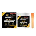 Set colla impermeabile trasparente JAKEHOE da 100g con pennello per sigillatura multisuperficie - 100g Colla con 1 Pennello