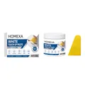 HOMEXA white touch-up paste for walls and furniture repair kit with scraper tool 50g - 50g (Includes Scraper) / White