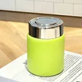 Neongrüner 160ml Mini-Isolierbecher aus Edelstahl für Reisen und das Büro in kompakter Form - 160ml / Kleiner Pummel-Stil / Grasgrün