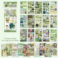 Βιβλίο αυτοκόλλητων SIMNO M5 2.0 Green Nature Series με 25 φύλλα και 700 αυτοκόλλητα - Πράσινο Άγριο / 25 Φύλλα / Πράσινο