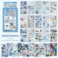 Σετ αυτοκόλλητων Ocean Blue με 25 φύλλα και 700+ αυτοκόλλητα scrapbooking - Μπλε