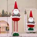 Telescopic Santa Claus plush doll with adjustable height from 70cm to 102cm. - Santa Claus - Medium (100cm)